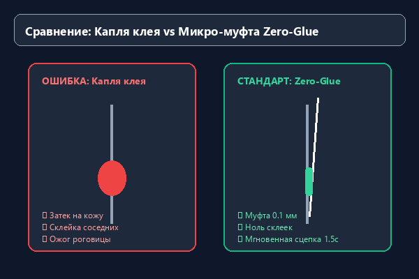 Микро-капля Zero-Glue