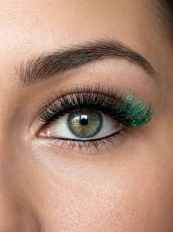 Изумрудный градиент на кончиках (Emerald Ombre Accent)